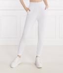 Спортивные брюки женские Armani Exchange хлопковые однотонные, белый - фото 3