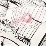 CHANEL Шёлковый шарф, Black - фото 7