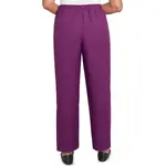 Женские эластичные универсальные брюки средней длины Alfred Dunner, цвет amthyst - фото 2