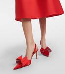 Туфли-лодочки Le Cadeau 85 с бантом из сатина Mach & Mach - фото 7