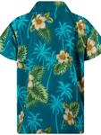 Рубашка King Kameha Small Flower, цвет Petrol - фото 2