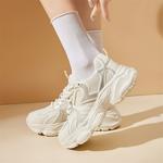 Кроссовки женские толстые низкие Kekafu, черный - фото 11