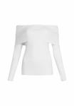 Джемпер LIU JO OFF THE SHOULDER , White - фото 7