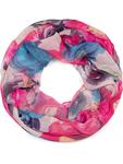 Шарф styleBREAKER, цвет rose/pink/blau - фото
