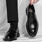 Poitulas Мужские черные туфли - фото 4