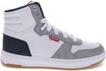 Детские кроссовки Levi's Drive Hi Unisex, White/Navy/Red - фото 6