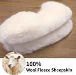 Ботинки Reyox Women Sheepskin Boot Liners, Thick Warm Wool Fluffy Fleece Replacement Liners for Boots Rainboots, White - фото 3