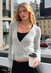 Кардиган Bershka Cardigan, Grey - фото 2