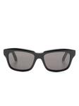 Balenciaga Eyewear солнцезащитные очки в квадратной оправе, черный - фото