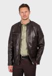 Куртка Oakwood Leather jacket, Brown - фото