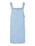 Платье до колена Pieces, светло-синий деним - фото 2