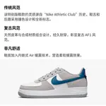 Air Force 1 Low Athletic Club White Grey GS Nike - фото 3