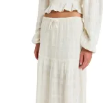 Женская юбка Roxy Sweetwater, белый - фото 5