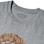 Футболка мужская серая Coach, серый - фото 3