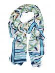 Шарф collezione alessandro, бирюзовый - фото