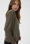 Джемпер Kaffe KALONE KNIT PULLOVER, Morel Melange/Brown - фото 4