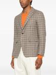 Блейзер в клетку Tagliatore, нейтральный - фото 3