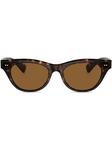 Очки Oliver Peoples, коричневый - фото