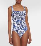 Купальник Ana с принтом EMILIA WICKSTEAD, белый - фото 2