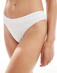 Бесшовные трусики-стринги Cotton On с высоким вырезом, белые - фото