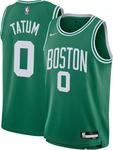 Nike Youth Boston Celtics Green Джейсон Татум № 0 Swingman Джерси - фото