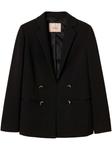 TWINSET блейзер с логотипом, черный - фото