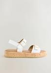Босоножки на платформе Next, белый - фото 6