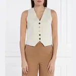 Облегающий жилет с добавлением белья Liu Jo, бежевый - фото