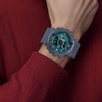 CASIO Часы 110 Collection Quartz Movement Resin Strap Watch Unisex Blue Dial, Blue Dial - фото 5