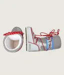 Снежные ботинки ICON SPACE RACING Moon Boot, серебро - фото 4