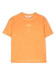 Футболка с логотипом MSGM Kids, оранжевый - фото