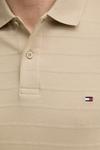 Хлопковая поло Tommy Hilfiger, бежевый - фото 5