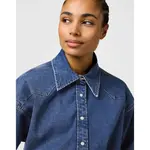 Платье с длинным рукавом Wrangler Darted Slim Fit, синий - фото 6