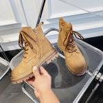 Ботинки Martin Boot женские Jietegongyang, коричневый - фото 7