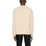 Футболка из хлопка с логотипом JIL SANDER, бежевый - фото 5