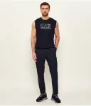 Майка regular fit Ea7, темно-синий - фото 2