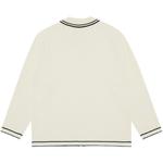 Свитер Supreme Zip Up Polo Sweater, White - фото 2