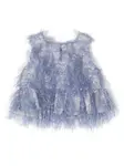 Топ с бахромой Douuod Kids, синий - фото 2