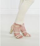 Кожаные туфли на высоком каблуке Liu Jo, бежевый - фото 2