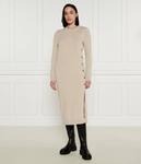 Платье Ba&Sh шерстяное золотистое , бежевый - фото