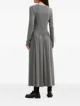 Платье миди с длинными рукавами B+Ab, серый - фото 4