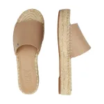 Кожаные тапочки Dkny, бежевый - фото 3