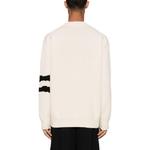 Свитер с интарсией в виде черепа Alexander McQueen, белый - фото 5