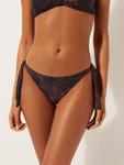 Плавки бикини CALZEDONIA DARK ANIMALIER, Mottled Brown - фото 4