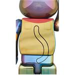 BE@RBRICK Манеки Неко Black Transparent Plating - фото 4