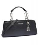 Сумка-тоут Michael Kors кожаная длинная, черный - фото 4