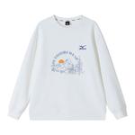 Унисекс свитшот Mizuno, белый - фото