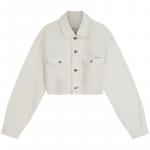 Calvin Klein Джинсовая куртка женская, YN0-Denim White - фото 3