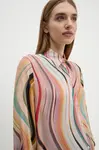 Рубашка с добавлением шелка PS Paul Smith, мультиколор - фото 6