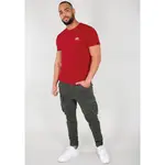 Рубашка с круглым вырезом Alpha Industries "BASIC T SMALL LOGO", цвет Speed Red - фото 3